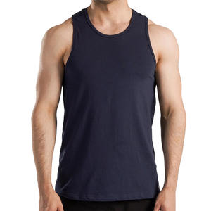 Débardeur de sport sans manches pour homme, personnalisé, respirant, en maille, polyester/coton, pour entraînement urbain, OEM, sans logo - Product Image 1