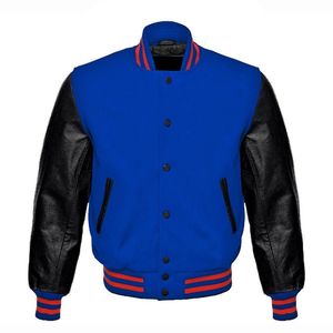 Chaqueta universitaria de béisbol de edición limitada con logotipo personalizado, chaqueta deportiva para exteriores de estilo retro a precio de fábrica OEM para hombre - Product Image 3
