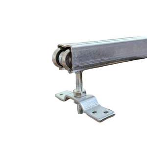 Roulettes de porte coulissante de salle de bain Songyin Kunshen modernes et durables en alliage de zinc <span class=keywords><strong>pour</strong></span> appartement, accessoires de rail de <span class=keywords><strong>rideau</strong></span> - Product Image 4