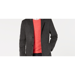Cappotto Trench in Misto Lana Madison da Uomo Michael Kors, Vestibilità Slim Moderna, Lungo con Decorazioni in Pelliccia, Invernale Grigio Taglia 40 - Product Image 2