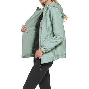 OEM, venta al por mayor, chaqueta cortavientos de invierno de talla grande para mujer, hecho a medida con cuello levantado, procesamiento de punto, diseño 2025 - Product Image 4