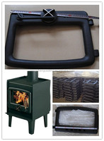 15KW Grand antique en fonte insertions brûlantes en bois de cheminée de HS-X9L