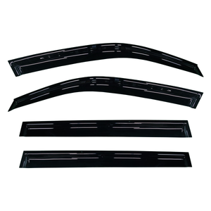 Nẹp che nắng kính chắn gió trong suốt màu đen Acrylic Slimline GCS SsangYong Rexton 2001-2017 SY1043, kèm băng dính 3M - Product Image 1