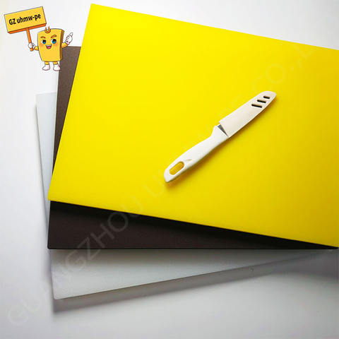 Anti Slip Pattern Cutting Pe Hdpe Chopping Board Plastic for Kitchen Hotel