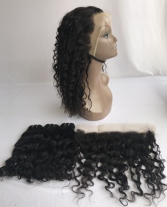 Peluca de Cabello Natural Rizado 100% Virgen de Templo Indio Camboyano de 16 Pulgadas, con Encaje HD 13x4, Cutícula Alineada, 250% de Densidad, Grado Superior 12A - Product Image 2