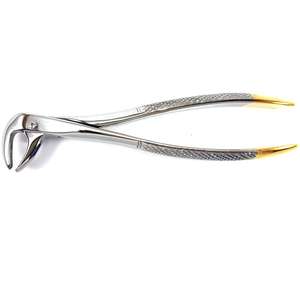 Dental Extraction Forceps Fig 75 Manual High Quality Stainless Steel CE Certified Tooth Root Jaw Molars Oral Extracting <b>Plier</b> - Product Image 4
