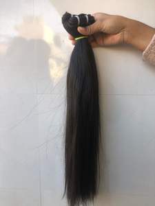 Extensions de cheveux humains Remy 100% naturels, bruts, non traités, provenant d'un seul donneur, noirs naturels, lisses, cheveux indiens Transgreen Hair TG-1460 - Product Image 5