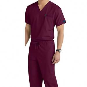 เสื้อสครับผู้หญิงแบบใหม่ ผ้าทอ ดีไซน์เนอร์ สำหรับพยาบาล แพทย์ โรงพยาบาล พร้อมช่องตรวจเข็ม - Product Image 3