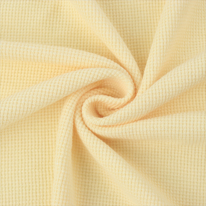 2024 <b>Hot</b> Selling Wholesale Waffle Rib Knitted 100% Cotton Sweater Fabric for Garment Clothes Knitted Fabric - Product Image 5