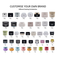 Gel UV LED Yeze Couleurs Longue Durée Écologique 18 Types Top Coat Extension Constructeur Non Toxique Nail Art Marque Privée OEM