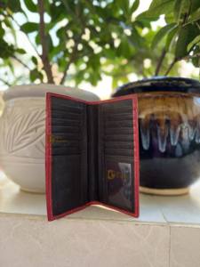 Cartera turquesa con estilo para hombre, soporte largo para efectivo RFID, forro de nailon, gran capacidad, estilo occidental, regalo de moda para él - Product Image 5