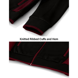 ชุดวอร์มลำลองผ้าฟลีซระบายอากาศพร้อมโลโก้แบบกำหนดเอง มีกระเป๋าหลายช่อง เหมาะสำหรับเล่นกีฬา วิ่งออกกำลังกาย ชุดออกกำลังกายผู้ชายไซส์ใหญ่ - Product Image 4