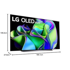 83-Inch Smart 4K UHD LCD Television High Definition Hotel TV with Black Cabinet - Product Image 1