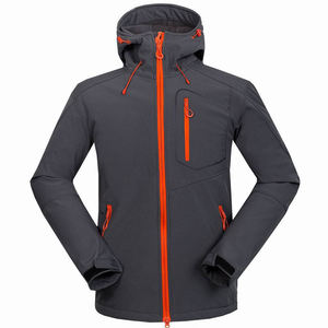 Veste pour homme de qualité supérieure résistant à l'eau logo personnalisé saison d'hiver fermeture à glissière veste de coupe décontractée pour homme - Product Image 4