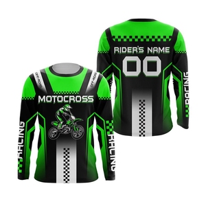 Maillot de motocross, maillot de VTT, qualité supérieure, logo personnalisé, design d'équipe, course personnalisée, chemises de course, vêtements de course automobile - Product Image 3