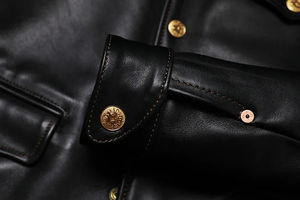 Nueva chaqueta de cuero de motociclista para hombre, abrigo de motocicleta de cuero genuino Natural, ropa suave delgada de primavera y otoño, Envío Gratis - Product Image 3