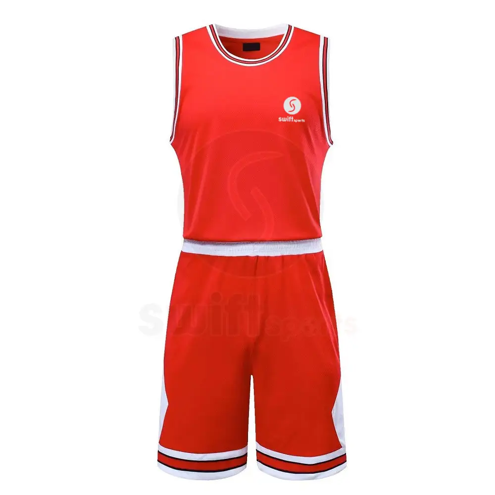 Venta caliente logotipo personalizado impresión ropa deportiva 2024 poliéster Material baloncesto uniforme en diferentes colores