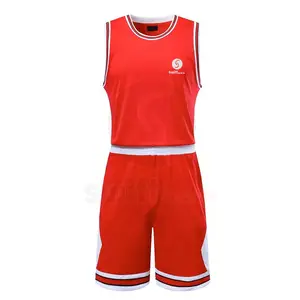 뜨거운 판매 주문을 받아서 만들어진 로고 인쇄 스포츠 착용 2024 폴리에스터 물자 농구 유니폼 다른 색깔
