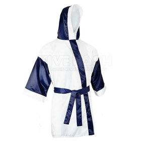 Robe de boxe sur mesure avec capuche pour match de boxe, prix avantageux, robe de boxe avec designs personnalisés - Product Image 6