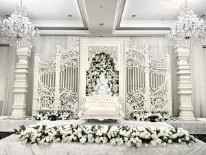 Maravilloso conjunto de escenario de boda decoración de escenario de boda asiática decoración de escenario de boda Simple conjunto de escenario de boda decoración - Product Image 6