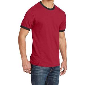 Venta al por mayor 2025 hombres de alta calidad de manga corta cuello redondo Camiseta diseño en blanco ropa de verano 100% algodón 220 gramos peso de la tela - Product Image 2