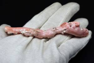 Palo de coral blanco japonés, piel de Ángel natural suelta, piedra preciosa de Coral, piedra rugosa pulida para la fabricación de joyas, Color blanco - Product Image 3