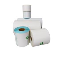 Étiquettes thermiques directes personnalisées en vrac Factoru pour les étiquettes de bagages de vente au détail, les étiquettes de pesage, les étiquettes de caisse de supermarché, 4x4 pouces