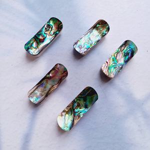 Juego de descanso de palillos con concha de Color verde, almohada de conchas de perlas naturales, artesanía de Vietnam - Product Image 2