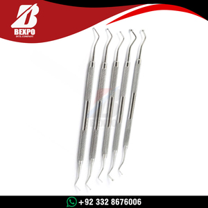 Juego de Instrumentos Quirúrgicos Dentales de Alta Calidad, Reutilizables, Espátula Manual para Relleno de Resina Compuesta, Acero Inoxidable Plateado, CE - Product Image 2