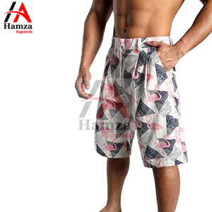 Pantalones cortos informales de algodón y poliéster para hombre, pantalones cortos de playa de secado rápido, transpirables, personalizables - Product Image 6