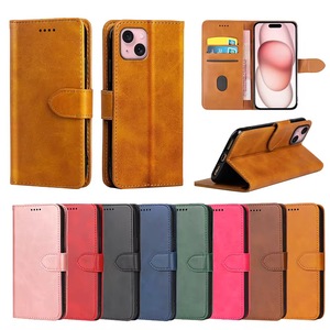 Factory magnetic stand Leather Wallet Flip Cover Mobile Phone Cases <b>for</b> <b>iPhone</b> PU phone bags <b>for</b> Galaxy case pouch <b>for</b> Pixel - Product Image 1