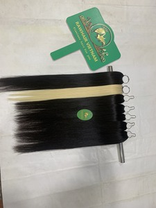 ผมคนแท้เรมี่100% เวียดนามแบบหลวมแบบเกลียวหนึ่งเส้นสำหรับต่อผมยาวหนึ่งเส้น - Product Image 4