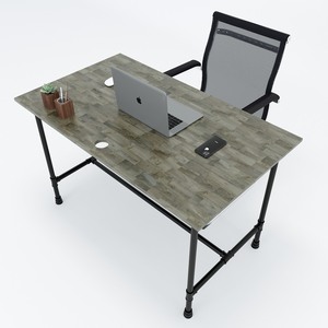HBON004 Industrial Luxury 120x70 <b>Work</b> <b>Desk</b> Assembled with Melamine Wood and Water Pipe Legs Office Furniture - Product Image 1