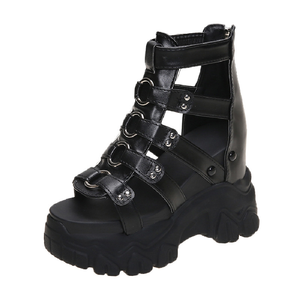 2025 nouveau Design <span class=keywords><strong>4</strong></span> couleurs sandale pour femmes Wedge 12 <span class=keywords><strong>cm</strong></span> sangle mode femmes <span class=keywords><strong>sandales</strong></span> - Product Image 4