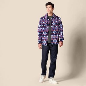 Camisa de Manga Larga para Hombre, Corte Regular, Estilo Henley, Disponible en Tallas Grandes y Altas - Product Image 5