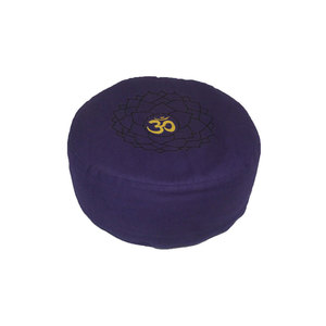 High Quality Comfortable <b>Zafu</b> Meditation Round Cushion-Solid Color Top Emb Manufacturer Price Wholesale Supply - Product Image 2