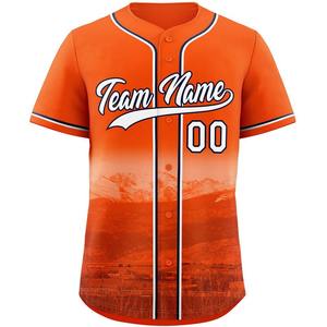 Camisetas de béisbol Unisex de secado rápido de alta calidad uniformes transpirables de talla grande al por mayor traje de juego de equipo de béisbol en blanco - Product Image 5
