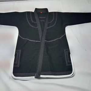 Venta al por mayor personalizado Karate Kimono uniforme artes marciales desgaste logotipo frontal 100% algodón Unisex adulto alta calidad lavado - Product Image 4