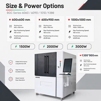Nouvelle machine de découpe laser à fibre CNC BOGONG 1500W 2000W BGC1390 avec refroidissement automatique par eau, pour métal, acier, aluminium, laiton