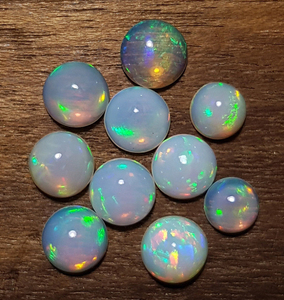100% naturel éthiopien opale de feu en vrac lisse Cabochon pierres précieuses mélange forme fabrication de bijoux lâche guérison pierres précieuses cristaux en vrac - Product Image 1