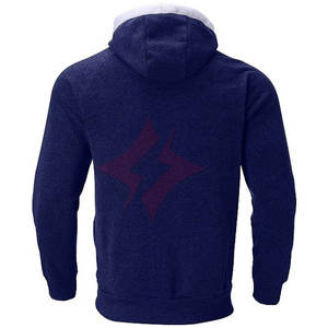 Nouveau sweat à capuche de sport personnalisable 2 tons à la mode hommes anti-rides coton brodé Zip sweat à capuche d'été meilleur prix fabricant - Product Image 6