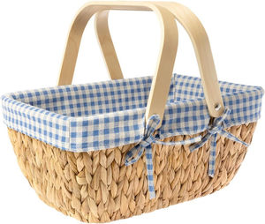 <b>Water</b> <b>Hyacinth</b> <b>Basket</b> Made By Skilled Artisans Vietnam Handwoven <b>Storage</b> Organizer <b>Water</b> <b>Hyacinth</b> <b>Basket</b> For Export Trade Buyers - Product Image 1
