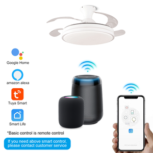 # 2540 Ventilador de Techo con Lámpara LED Retráctil de 42 Pulgadas, Motor DC Silencioso, Control Remoto, Abanicos de Techo, OEM de Fábrica - Product Image 3