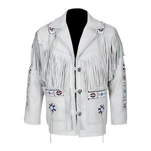 Otoño Invierno desgaste hombres tradicional vaquero mejor calidad Original hombres chaquetas de cuero occidental - Product Image 1