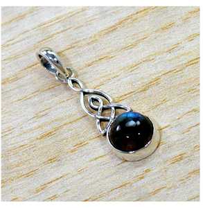 Pendentif en argent sterling 925 de qualité supérieure, magnifique pierre précieuse labradorite ronde taillée à la main, bijou exclusif dans un serti clos - Product Image 2