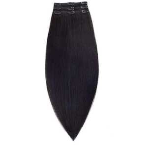 Extensions de cheveux naturels raides indiens Remy, légers, durables, bruts, non traités, en mèches, Hair King 1 kg, fabriquées à la machine - Product Image 3