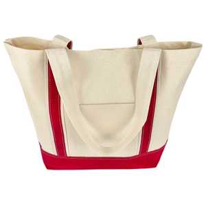 Sac de plage pour femmes, couleur unie, fermeture ouverte, en cuir PU, nylon, toile de coton, décoration boutonnée, polyester/coton, sacs américains - Product Image 2