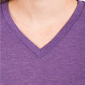 Custom Women's V Neck Blank Plain T-shirts Personalized Logo Printed Tri-<b>Blend</b> Tshirt Ladies Soft Tri <b>Blend</b> T-shirt for men - Product Image 3