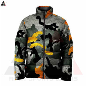 Meilleures ventes Nouveau manteau chaud coupe-vent en toile pour homme en hiver avec sublimation bulle - Product Image 3