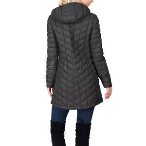 Longue veste d'hiver en coton rembourrée pour femmes à bas prix, légère et sur mesure, au prix de gros - Product Image 2